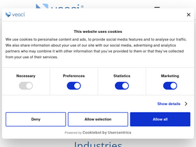 'veoci.com' screenshot