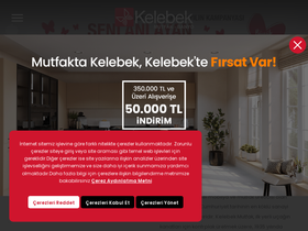 'kelebekmutfak.com' screenshot