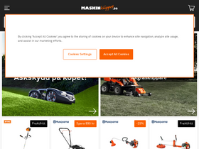 'maskinklippet.se' screenshot
