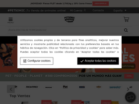 'petsonic.com' screenshot