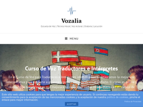 'vozalia.com' screenshot