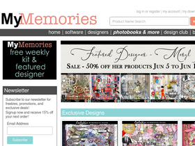 'mymemories.com' screenshot