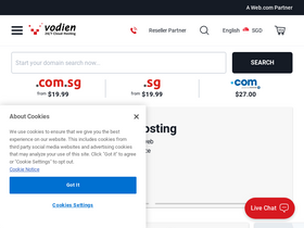 'vodien.com' screenshot