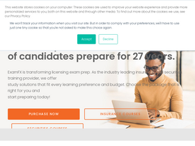 'examfx.com' screenshot