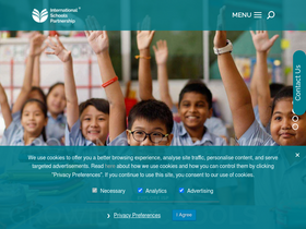 'internationalschoolspartnership.com' screenshot
