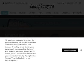 'lanecrawford.com.hk' screenshot