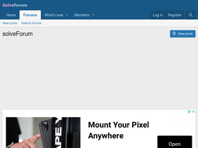 'solveforum.com' screenshot