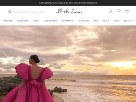 'allthedresses.com.au' screenshot