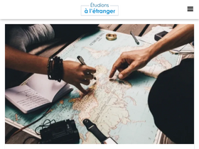 'etudionsaletranger.fr' screenshot