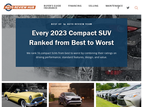 'autoreviewhub.com' screenshot