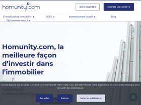 'homunity.com' screenshot