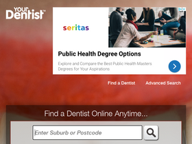 'dentist.com.au' screenshot
