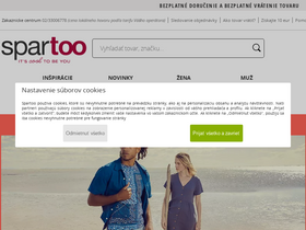 'spartoo.sk' screenshot