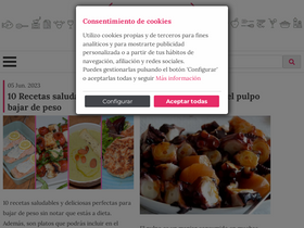'antojoentucocina.com' screenshot