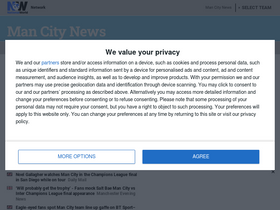 'mancitynews.com' screenshot
