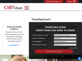 'cibtvisas.com' screenshot