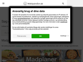 'webopskrifter.dk' screenshot