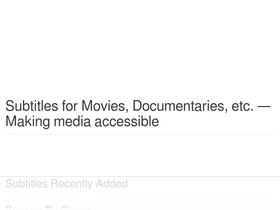 'subsaga.com' screenshot