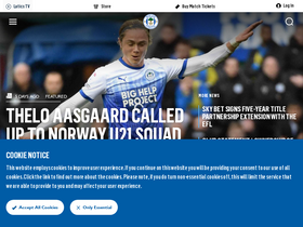 'wiganathletic.com' screenshot