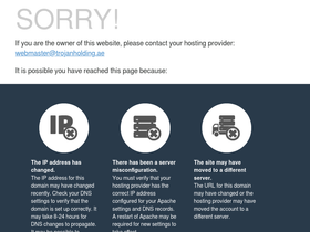 'trojanholding.ae' screenshot