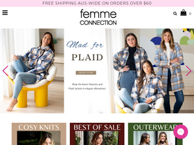 'femmeconnection.com.au' screenshot