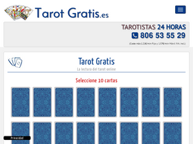 'tarotgratis.es' screenshot