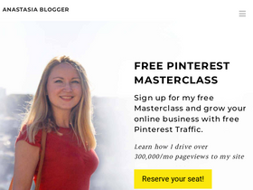 'anastasiablogger.com' screenshot