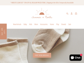 summerandbodhi.com homepage screenshot