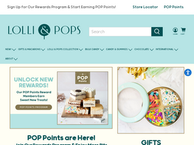 'lolliandpops.com' screenshot