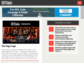 'sdtimes.com' screenshot