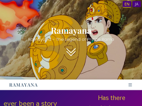 'ramayana-anime.net' screenshot