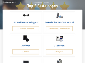 'top5bestekopen.nl' screenshot