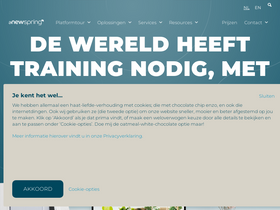 'anewspring.nl' screenshot