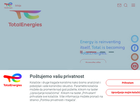 'totalenergies.rs' screenshot