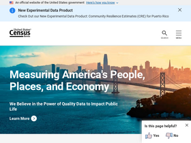 'census.gov' screenshot
