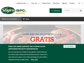 'sligro-ispc.be' screenshot