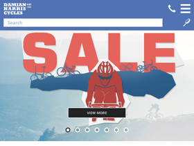 'damianharriscycles.co.uk' screenshot