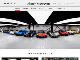 'f1rstmotors.com' screenshot