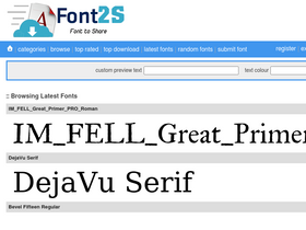 'font2s.com' screenshot