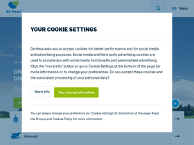 'deheus.com' screenshot