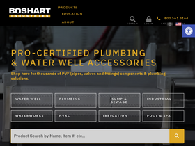 'boshart.com' screenshot