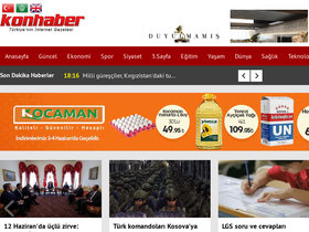 'konhaber.com' screenshot