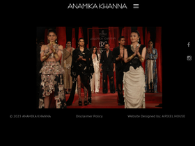 anamikakhanna.in homepage screenshot
