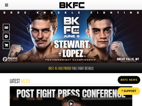 'bareknuckle.tv' screenshot