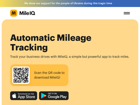 'mileiq.com' screenshot