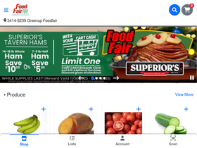 'foodfairmarkets.com' screenshot
