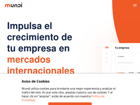 'mundi.io' screenshot