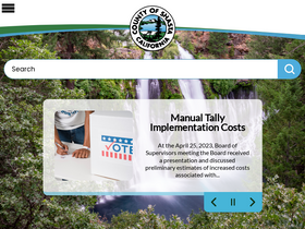 'shastacounty.gov' screenshot