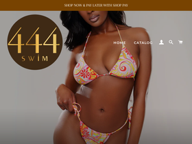 444swim.com homepage screenshot