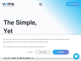 'viima.com' screenshot
